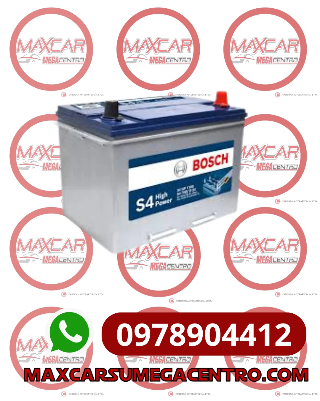 B.34HPIS4 BATERIA BOSCH (603436)