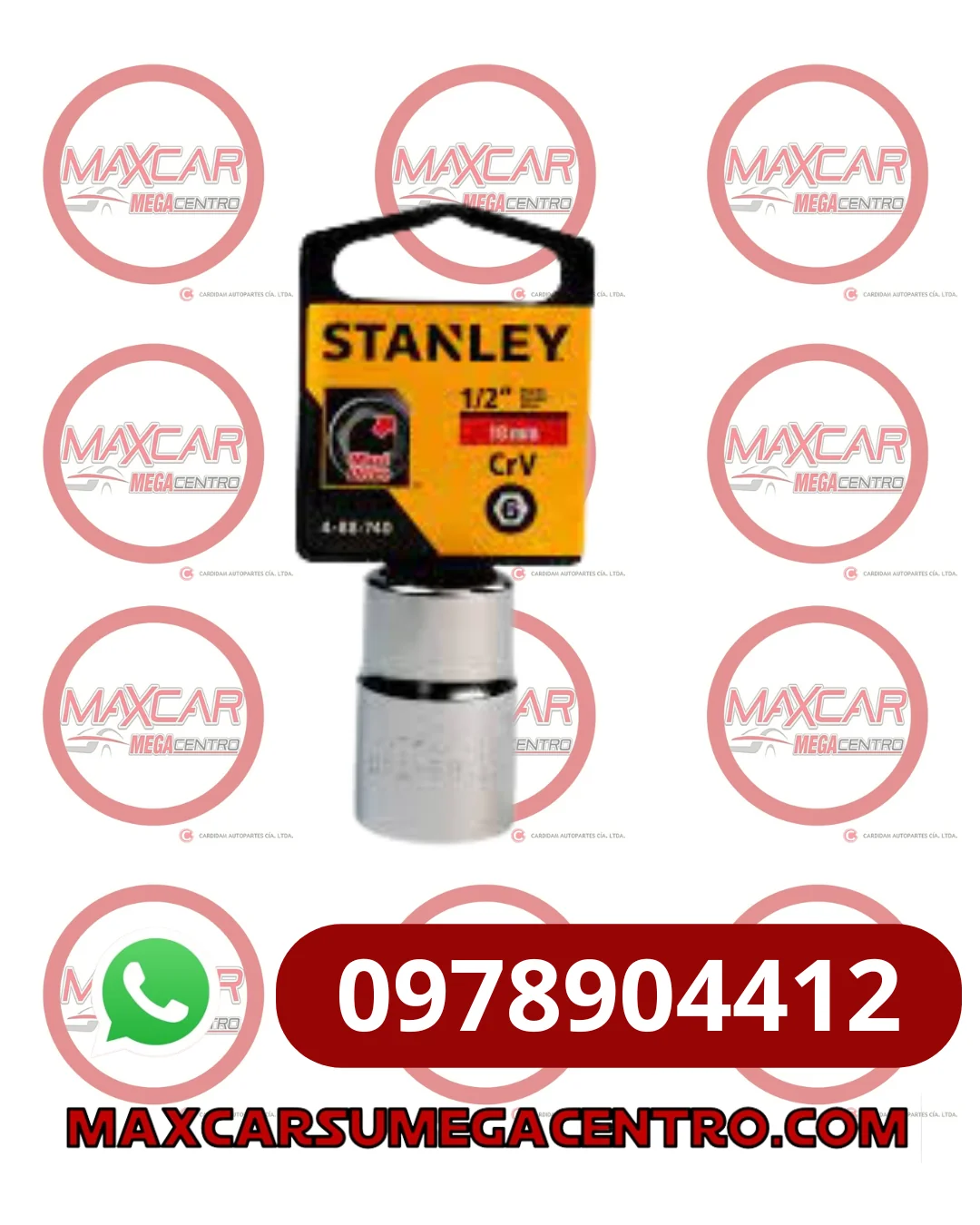 H.1/219 DADO STANLEY 1/2 19MM 6LADOS (9788741)