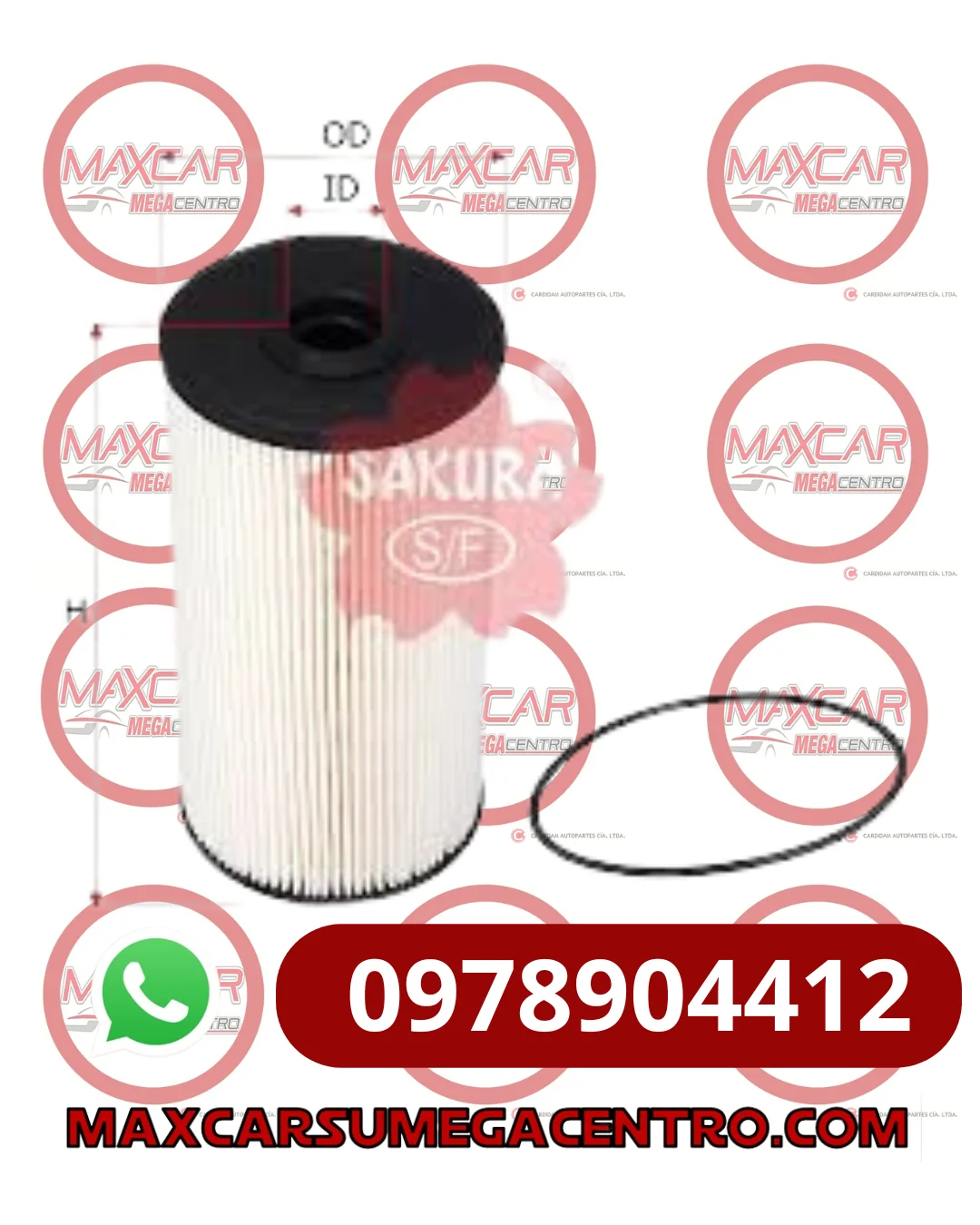 F.AFE15130 FILTRO COMBUSTIBLE SHOGUN EF15130 FRR FSR FTR FVR 12-15