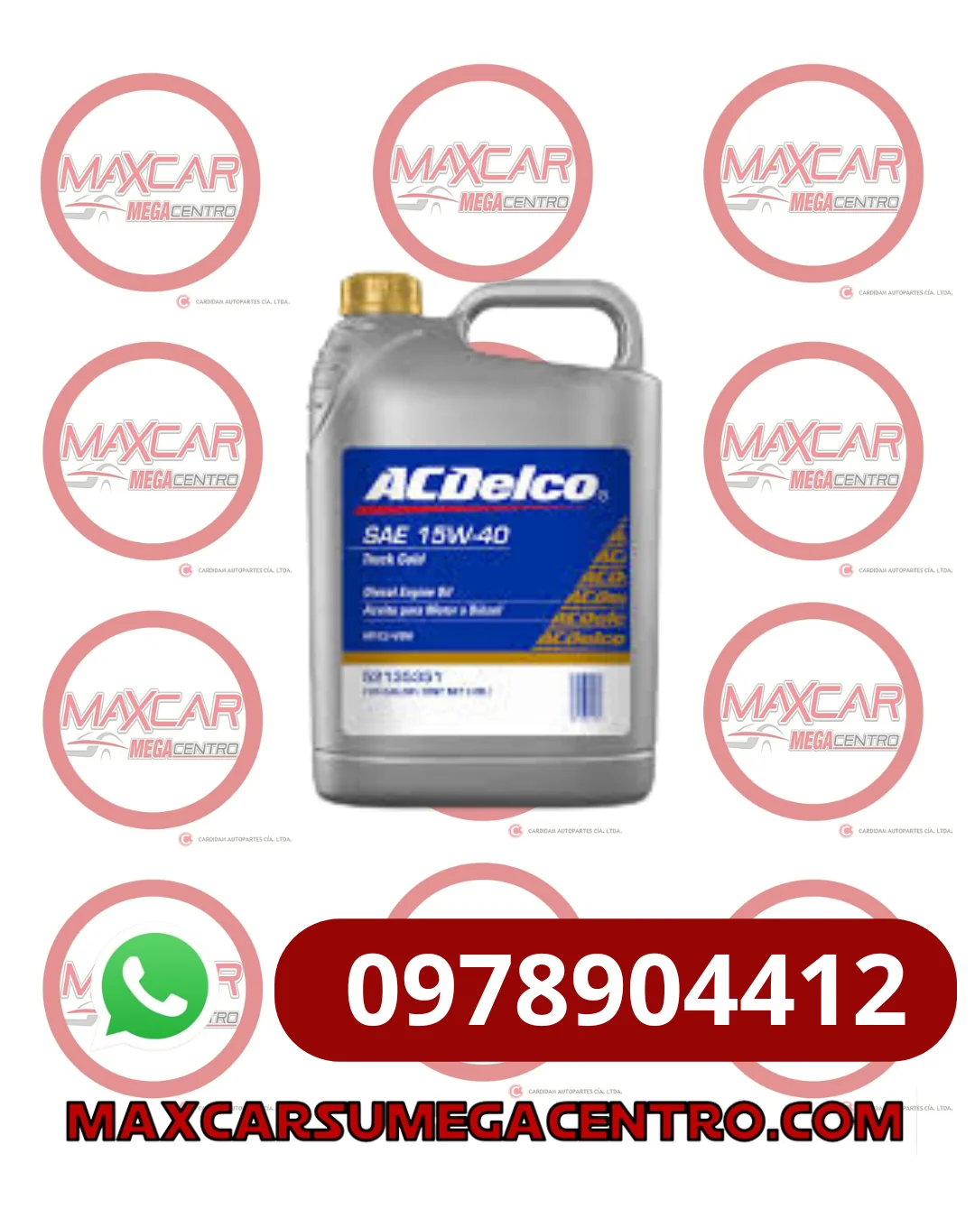 L.15W40 ACDELCO GALON 15W40 CK4 SEMISINTETICO
