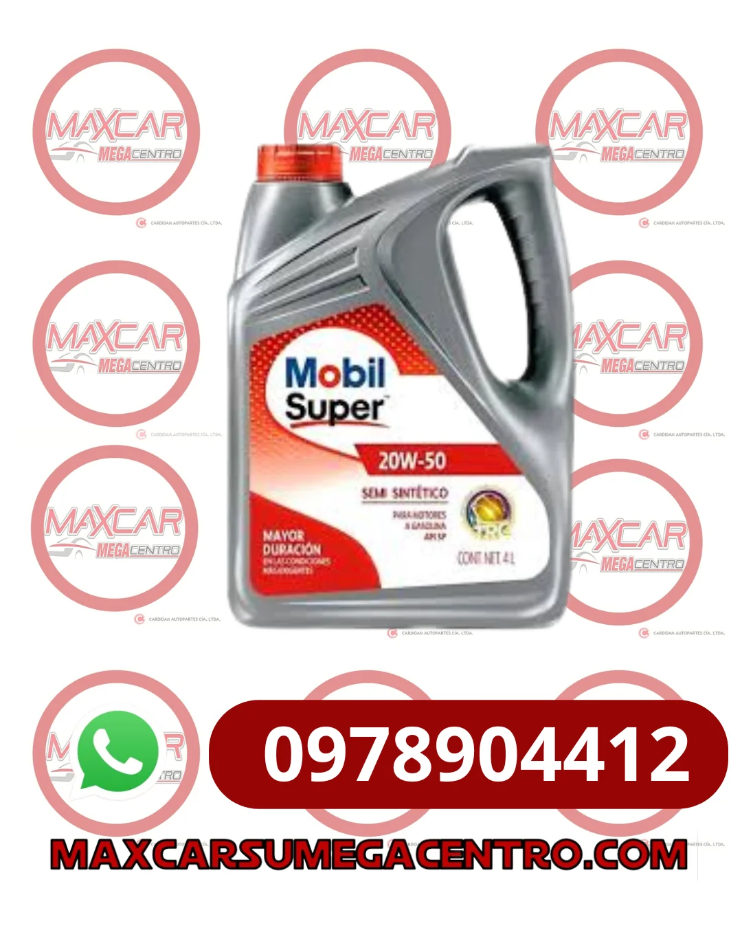 L.20W50 MOBIL SUPER GALON SYNTHETIC BLEND