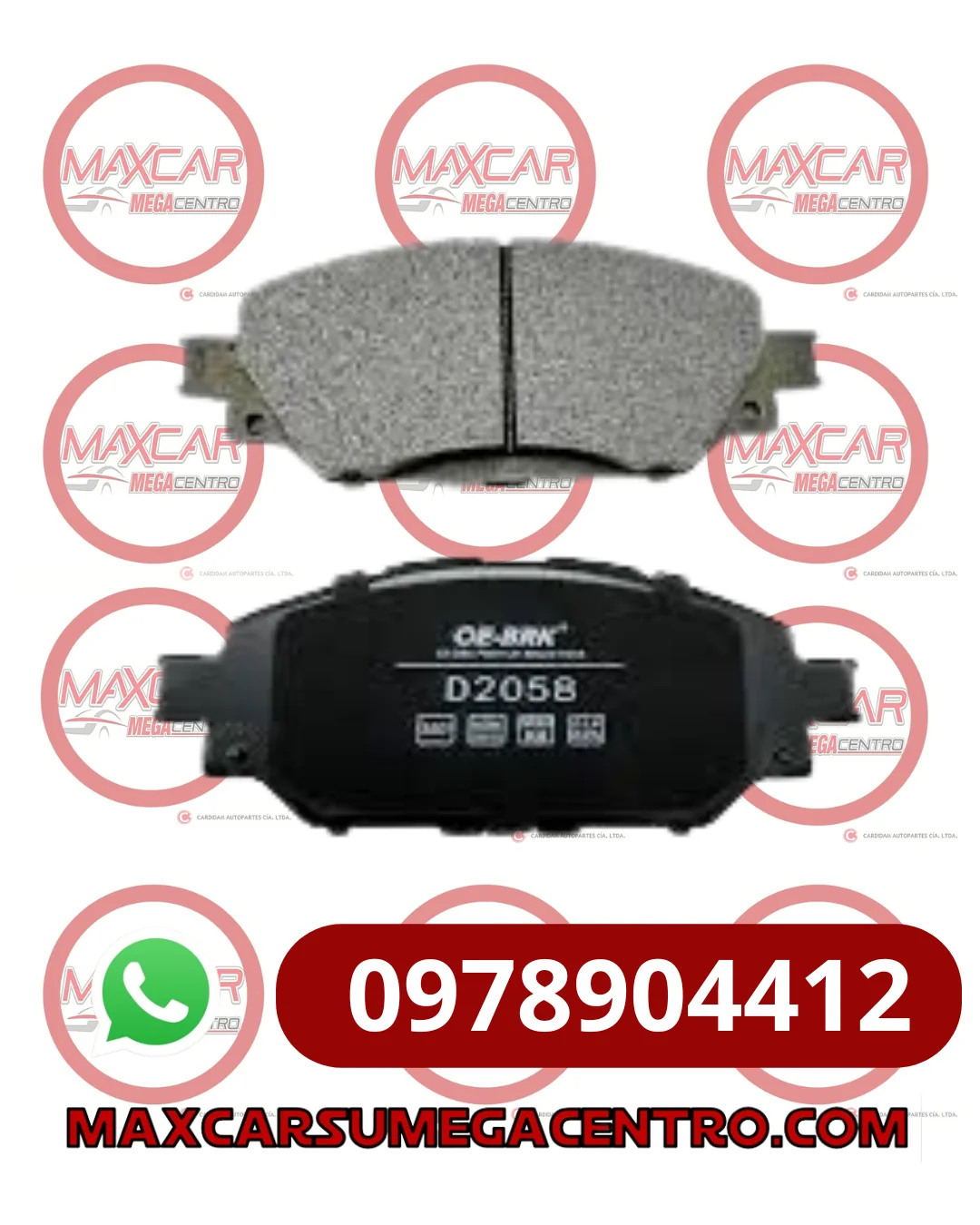 PF.D2058 PASTILLA FRENO HIGH POWER HILUX GAS 2019-