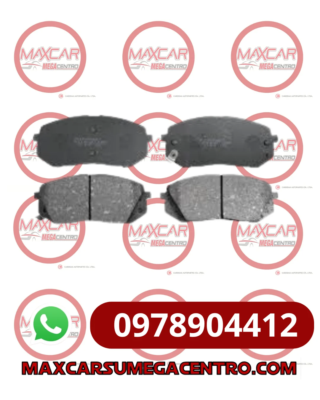 PF.D1295 PASTILLA FRENO HIGH POWER TUCSON IX/ SPORTAGE R/ RONDO/ CARENS 09/SOUEAST/JAC S5 (HPBPA0016)