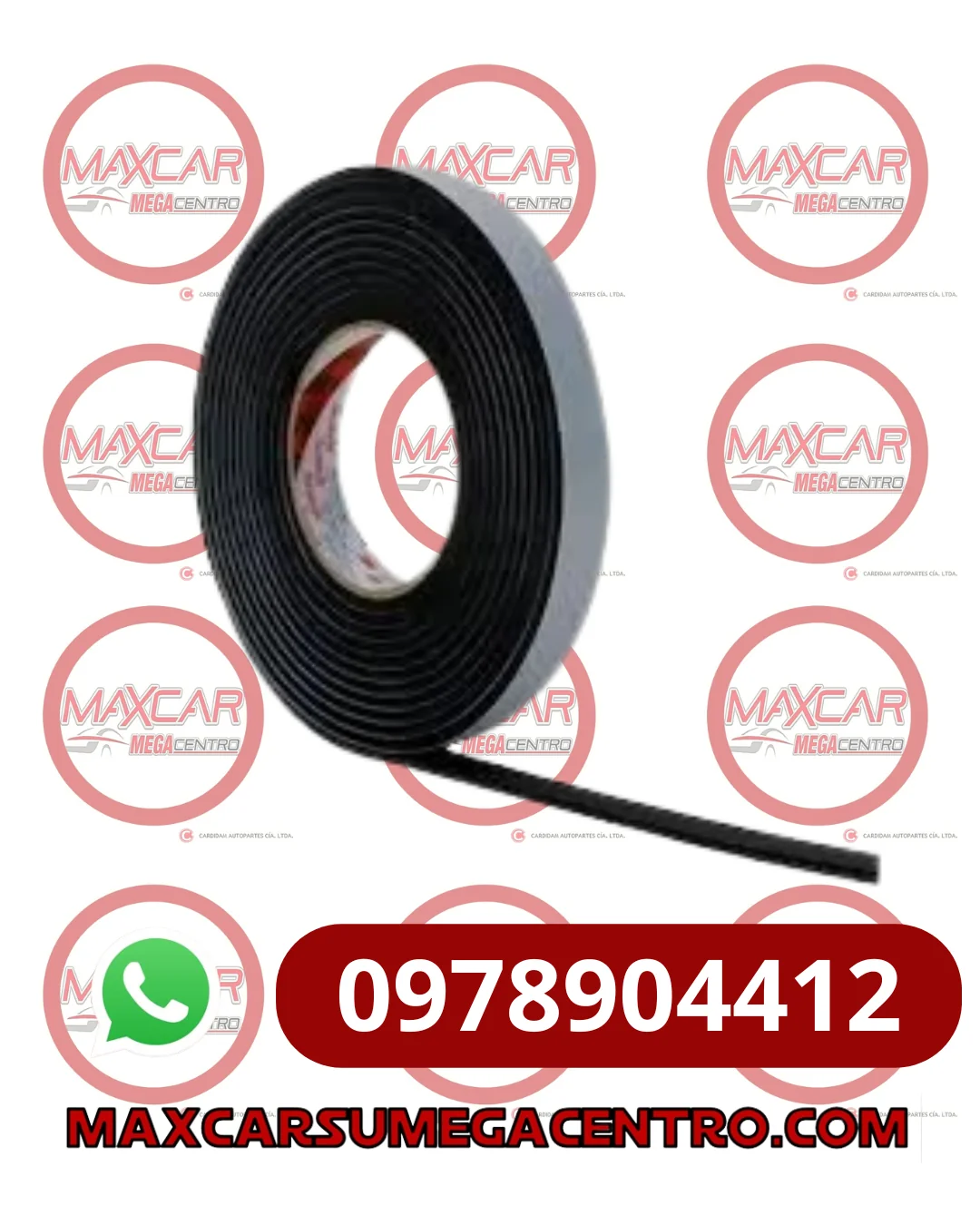 PEG.FAZ ABRO CINTA DOBLE FAZ 12MMX2M NEGRO