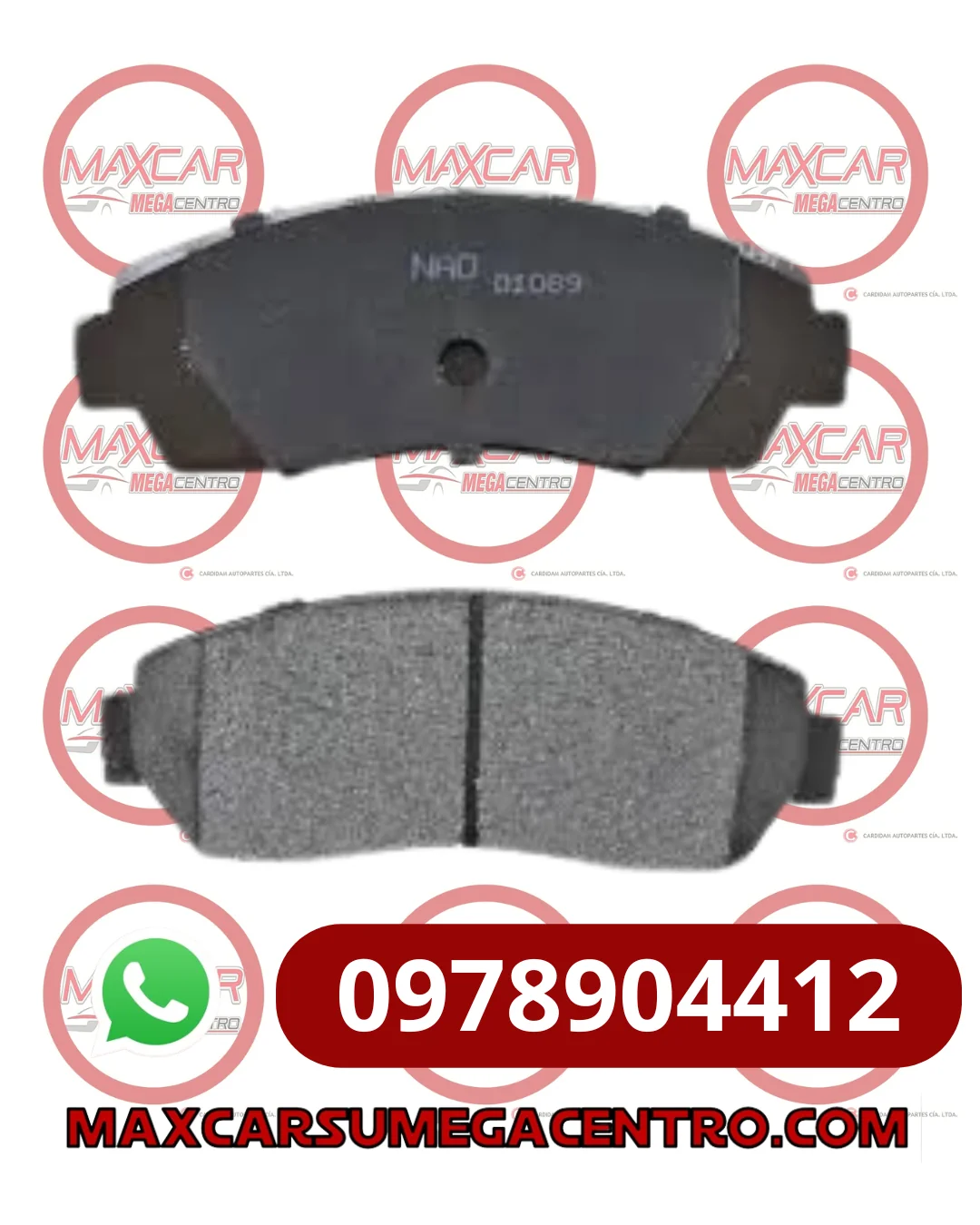 PF.D1089 PASTILLA FRENO DAICHI GW HAVAL H5 TURBO H6/HONDA CRV DEL/ CHANGAN CS75 DFSK AX7 (HPBPA0091)
