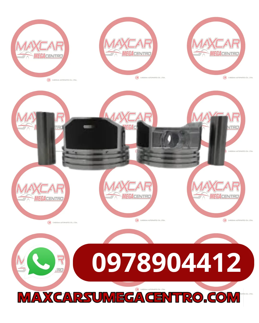 PIS.49106 PISTONES TEIKIN SPARK 1.0 4CIL 68.5MM 1.2 0.50