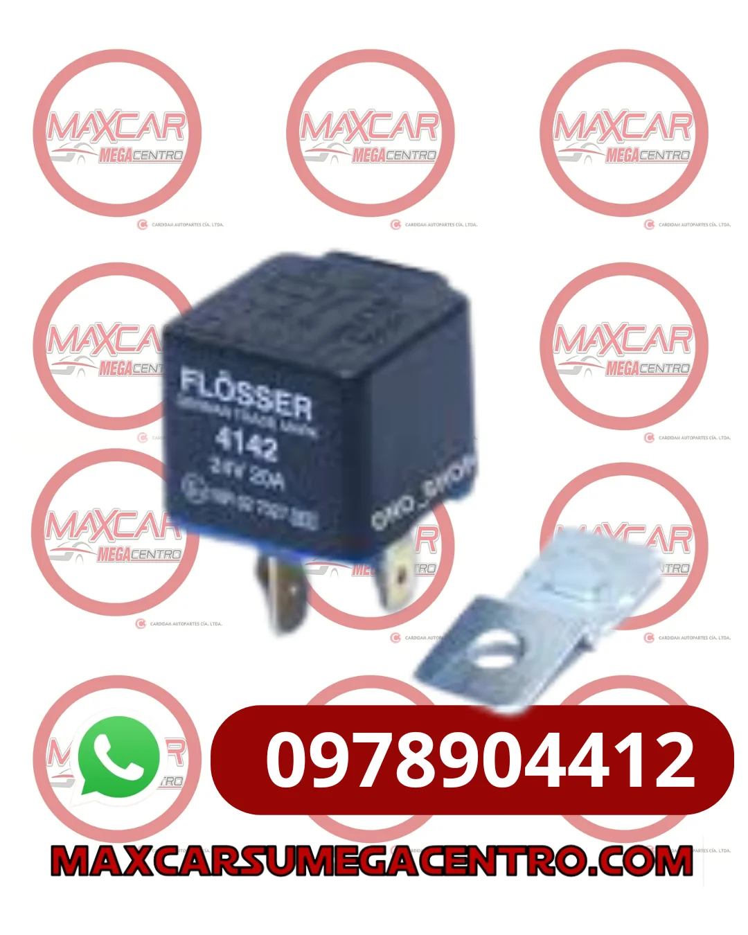 REL.4142 RELAY FLOSHER 24V 4P